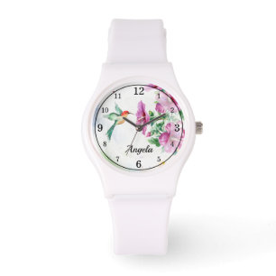 Hummingbird Waterverf Watch Horloge