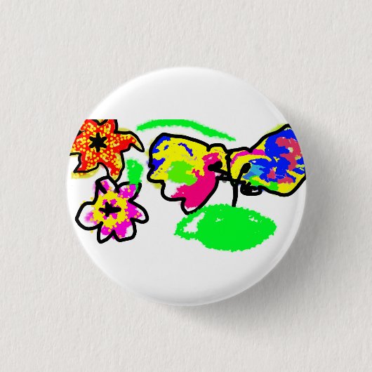 Hummingbird Wedding Ronde Button 3,2 Cm (Voorkant)