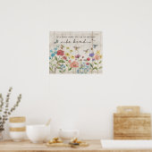 Hummingbird - wees aardig poster (Keuken)