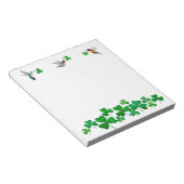 Hummingbirds and Clover Notitieblok (Schuin)