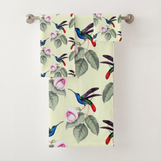 Hummingbirds et fleurs (En situation)