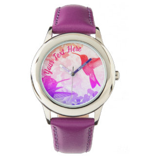 Hummingbirds Gepersonaliseerd Horloge