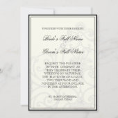 Hummingbirds in Swirls - Faire-part de mariage (Devant)