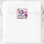Hummingbirds Magnolias Save the Date Stickers (Sac)