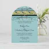 Hummingbirds & Maidenhair Faire-part de mariage (Debout devant)