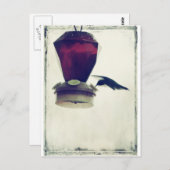 Hummingvogel 2 briefkaart (Voorkant / Achterkant)