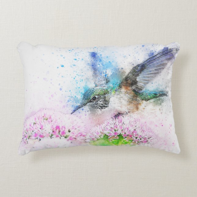 Hummingvogel Accent Kussen (Voorkant)