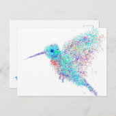 Hummingvogel Briefkaart (Voorkant / Achterkant)