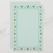 Hummingvogel Briefpapier (Voorkant / Achterkant)