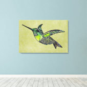 Hummingvogel Canvas Afdruk (Insitu (Houten vloer))