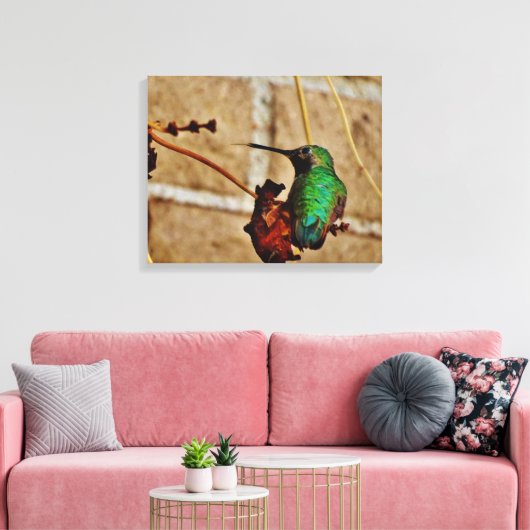Hummingvogel Canvas Afdruk (Insitu (Woonkamer))