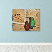 Hummingvogel Canvas Afdruk (Insitu (Houten vloer))