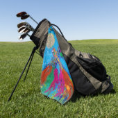 Hummingvogel Golfhanddoek (Groen)