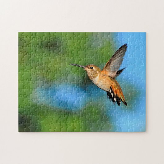 Hummingvogel Legpuzzel (Horizontaal)