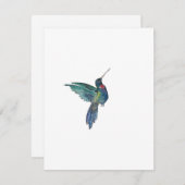 Hummingvogel Notitiekaartje (Voorkant / Achterkant)