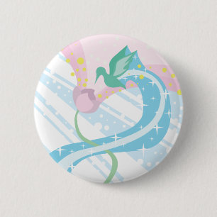 Hummingvogel Ronde Button 5,7 Cm