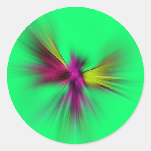 Hummingvogel Ronde Sticker (Voorkant)