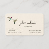 Hummingvogel Visitekaartje (Voorkant)