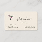 Hummingvogel Visitekaartje (Voorkant)