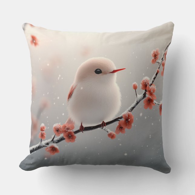 Hummingvogelontwerp Kussen (Voorkant)