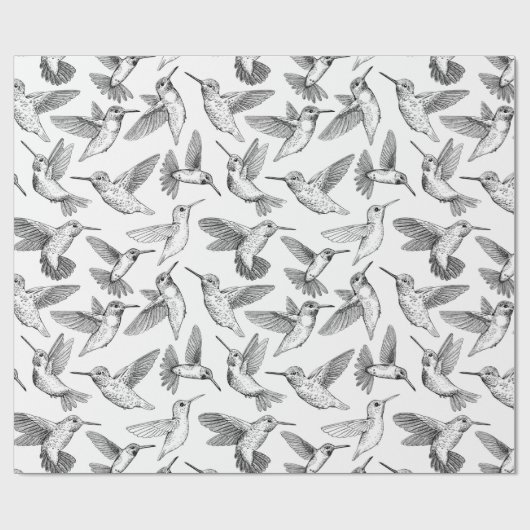 Hummingvogels Cadeaupapier (Vlak)
