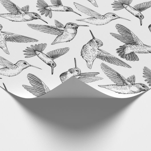 Hummingvogels Cadeaupapier (Hoek)
