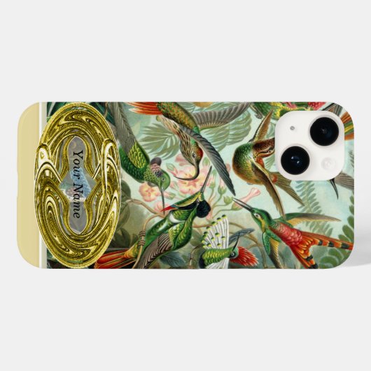 Hummingvogels Case-Mate iPhone Case (Achterkant (horizontaal))