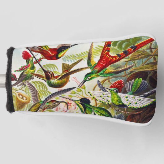  Hummingvogels door Ernst Haeckel Golfheadcover (Voorkant)