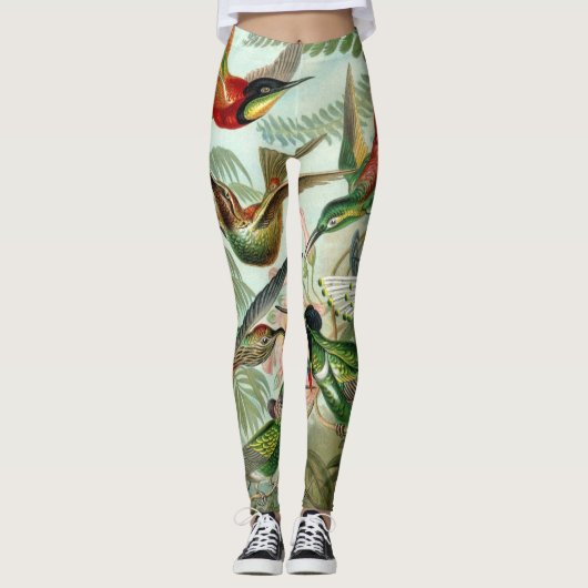 Hummingvogels door Ernst Haeckel Leggings (Voorkant)