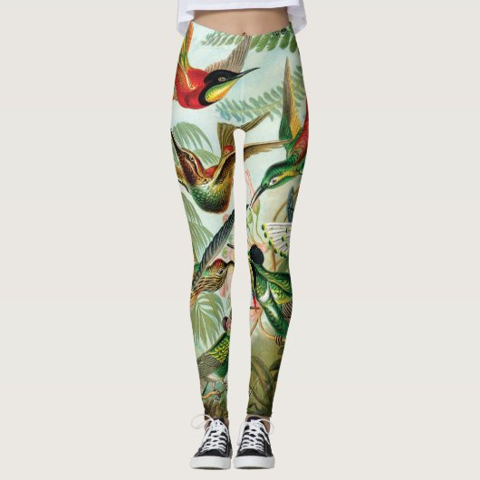 Hummingvogels door Ernst Haeckel Leggings (Voorkant)