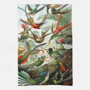 Hummingvogels door Ernst Haeckel Theedoek