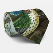 Hummingvogels door Ernst Haeckel, vogelbomen Stropdas (Opgerold)