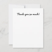 Hummingvogels en Butterflies  Bedankkaart (Achterkant)