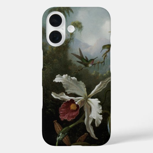 Hummingvogels en White Orchid van Martin J. Heade Case-Mate iPhone Case (Achterkant)