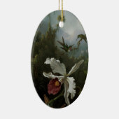 Hummingvogels en White Orchid van Martin J. Heade Keramisch Ornament (Rechts)