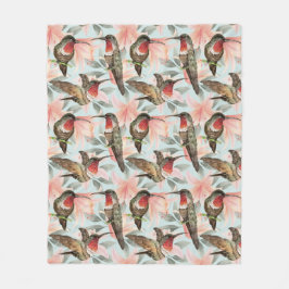 Hummingvogels Fleece Blanket