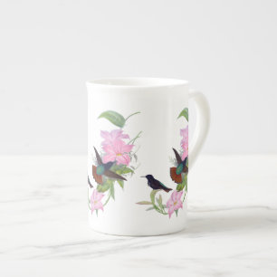 Hummingvogels Floral botanisch bot China Mok