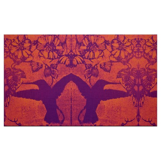 Hummingvogels in het weefsel van het varken met ro stof (Fat Quarter)