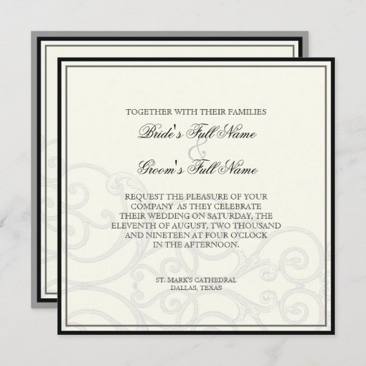 Hummingvogels in Swirls - Weddenschap Kaart (Voorkant / Achterkant)