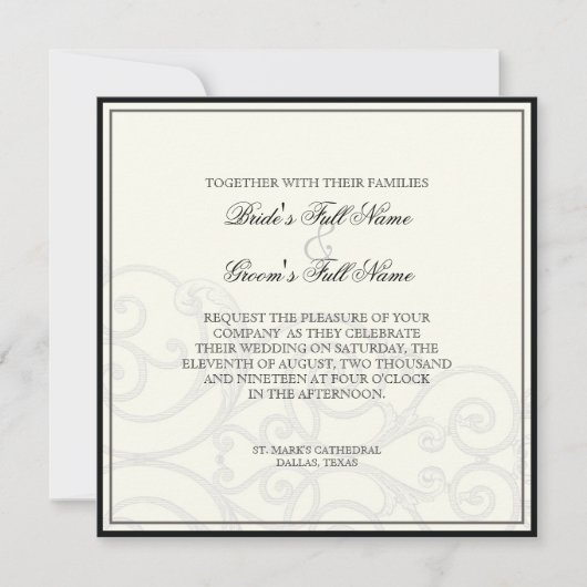 Hummingvogels in Swirls - Weddenschap Kaart (Voorkant)