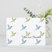 Hummingvogels Kaart (Staand voorkant)