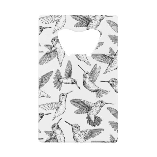 Hummingvogels Kredietkaart Flessenopener (Voorkant)