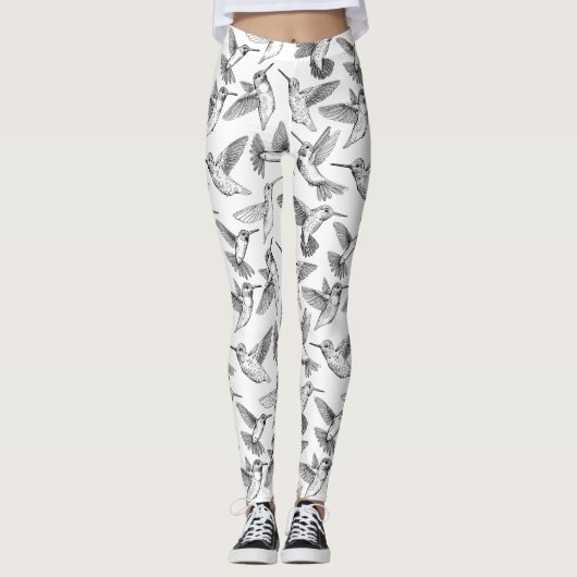 Hummingvogels Leggings (Voorkant)