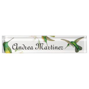 Hummingvogels Naam Bord Naambordje