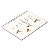 Hummingvogels Notitieboek (Linkerzijde)