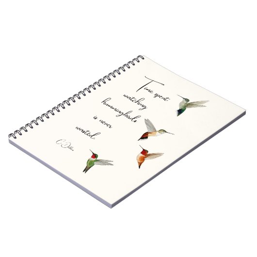 Hummingvogels Notitieboek (Linkerzijde)