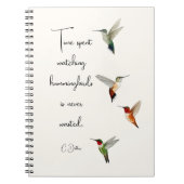Hummingvogels Notitieboek (Voorkant)