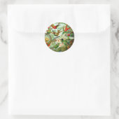 Hummingvogels Ronde Sticker (Tas)