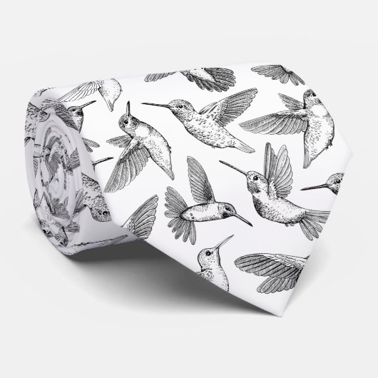 Hummingvogels Stropdas (Opgerold)