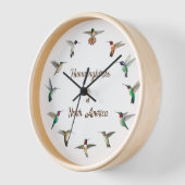 Hummingvogels van de Noord-Amerikaanse klok (Hoek)